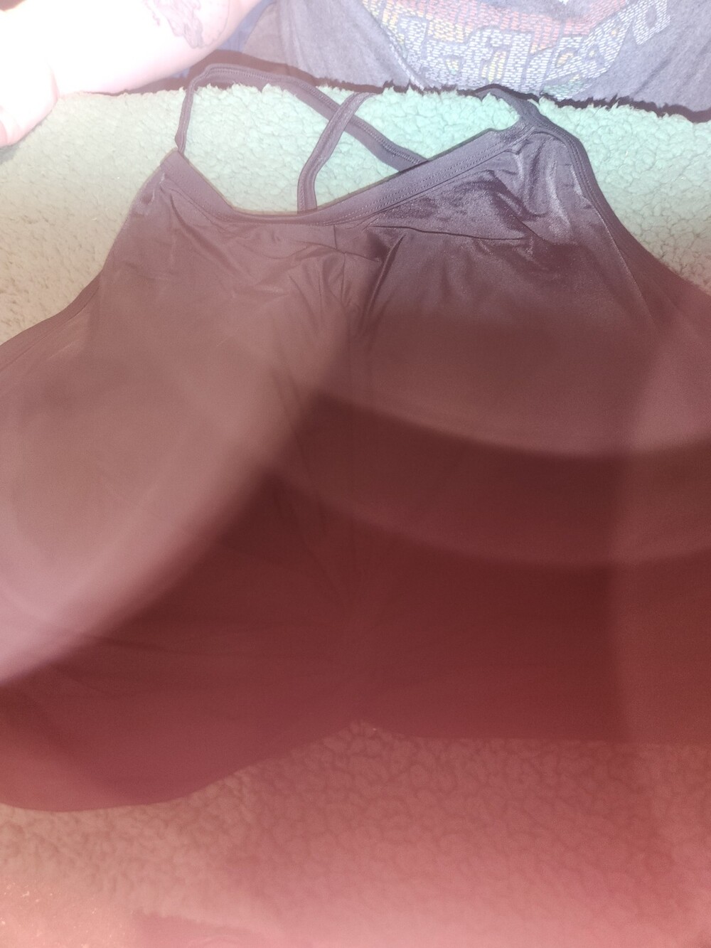 ⚫ SHINE ON Black Adjustable Bikini Top - Size 2X (20-22) NWT ⚫